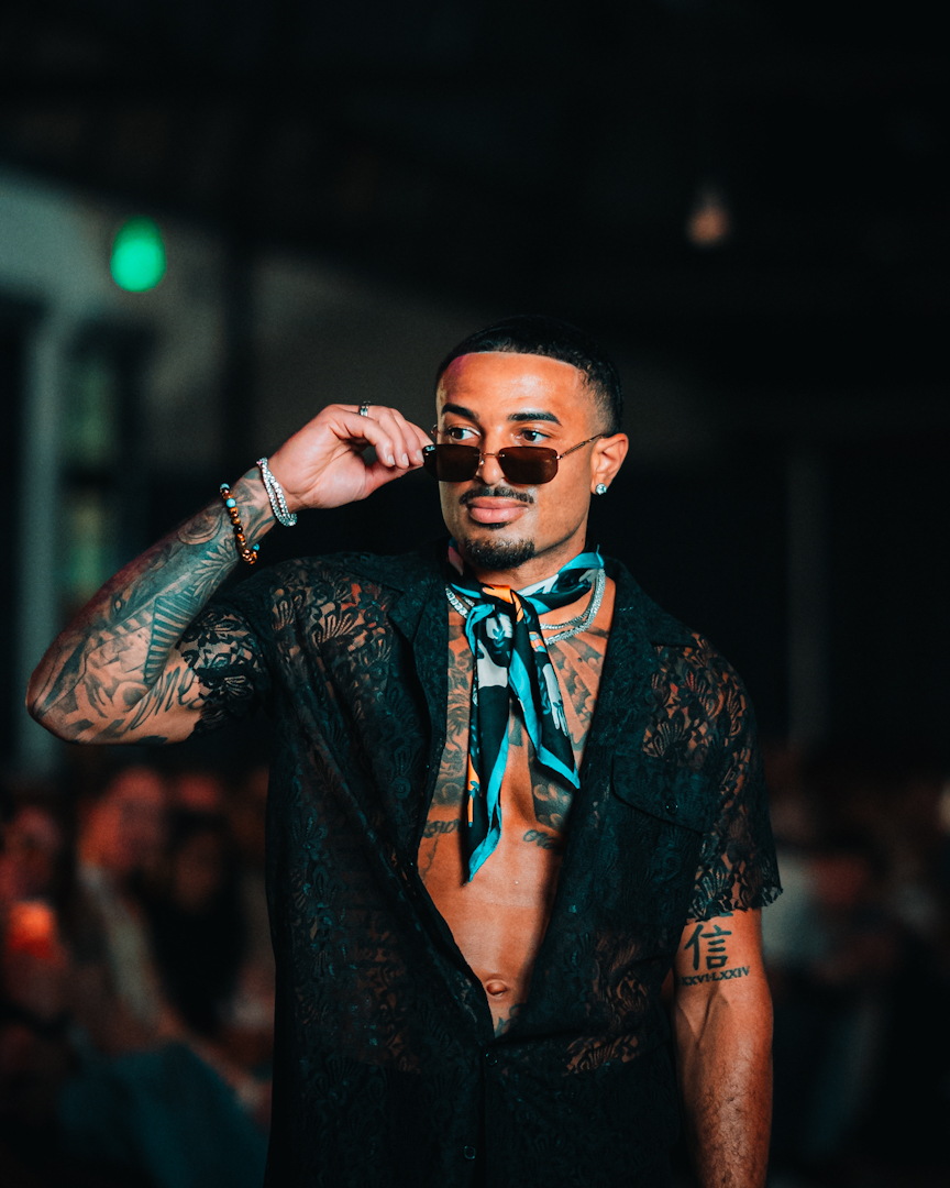 James Muhammad runway fashion portrait