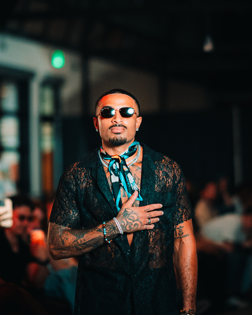James Muhammad runway fashion portrait